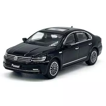 Масштаб 1/64, модель Passat, 2019, игрушечные машинки, литые игрушки для детей, коллекция для мальчиков 1/64-Size:7.6*2.9*2.3cm чёрный