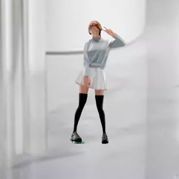 Масштаб 1/64, расписанные вручную фигурки для декора сцены своими руками, ролевые игры, фигурки крошечных людей