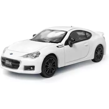 Масштаб 1/64 Subaru 2019 BRZ Модель автомобиля Литые игрушечные машинки Гоночные спортивные седан Металлический сплав Детские литые под давлением автомобили, коллекционные 1/64-Size:6.8*3*2cm белый