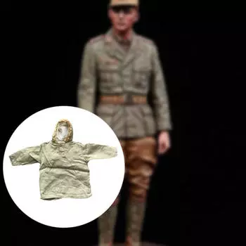 Масштаб 1/6 Куртка с капюшоном Модель пальто, Стильная ролевая игрушка, Декоративный костюм, Миниатюрная одежда