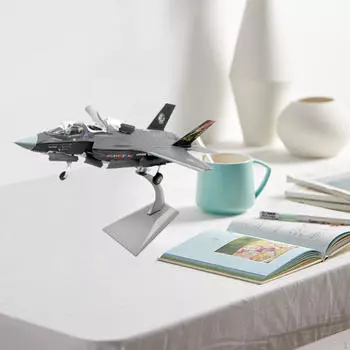 Масштаб 1/72 F35 B Истребитель Модель литого самолета Коллекция настольных украшений из сплава Самолет