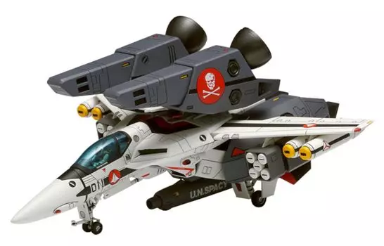 Масштаб истребителя Wave Super Dimension Fortress Macross Super Valkyrie Общая длина 17 см Пластиковая модель VF-1S/A 1/100 Приблизительно. МС-067
