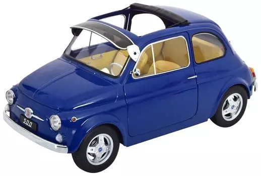Масштаб KK Fiat 500 F Custom 1968 темно-синий готовый продукт 1/12