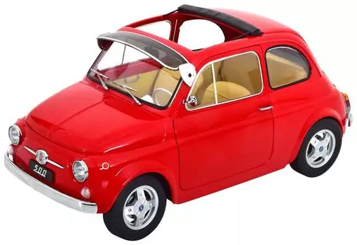 Масштаб KK Fiat 500 F Custom 1968 Красный Готовый Продукт 1/12