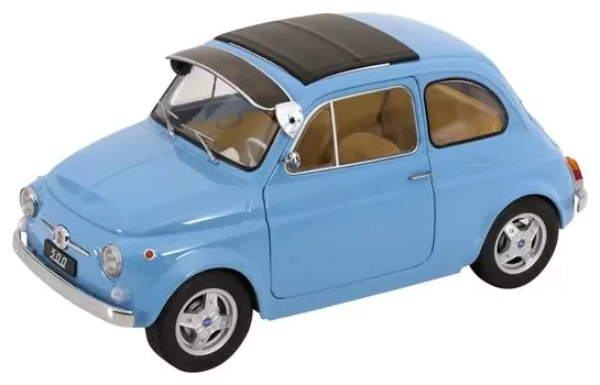 Масштаб KK Fiat 500 F Custom 1968 светло-голубой готовый продукт 1/12
