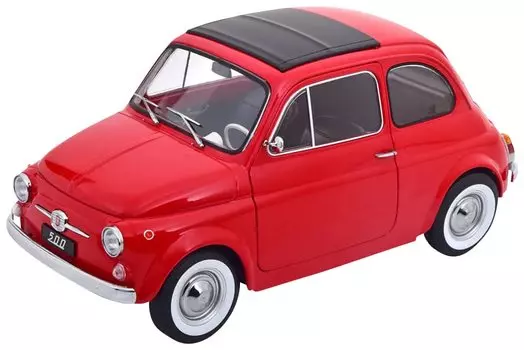 Масштаб KK Fiat 500F 1968 года, красный, готовый продукт, масштаб 1/12
