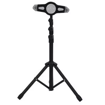 Масштабируемый штатив с вращением на 360 градусов, регулируемая подставка из алюминиевого сплава для 7-12-дюймового телефона или планшета