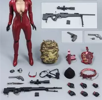 масштабная фигурка BBK BBK014 Снайпер Вестерн красивая женщина полный набор [TOYBARJAPAN] 1/6