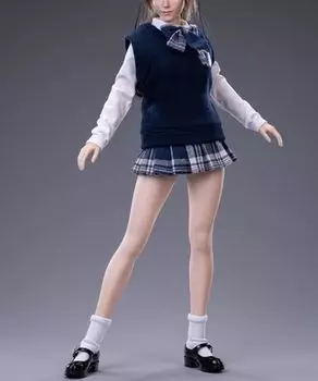 масштабная фигурка cdtoys cd030C модная красавица школьница матроска чулки и туфли комплект и голова не [TOYBARJAPAN] 1/6 костюм, (тело включено)