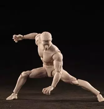 Масштабная фигурка CRAZY FIGURE LT003 Мужская подвижная фигурка с шарнирным соединением тела и головы [TOYBARJAPAN] 1/12