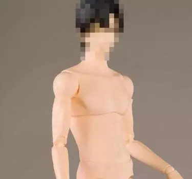 масштабная фигурка MAF BODY Ver12 стандартная кожа мужское тело и одежда не [TOYBARJAPAN] 1/6 MAF12-NY мужская (голова включена)