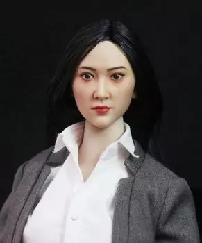 Масштабная фигурка совместима с телом TBLeague HaHtoys H002B, длинные волосы, азиатская красавица, женская голова и одежда, не [TOYBARJAPAN] 1/6 (тело включено)