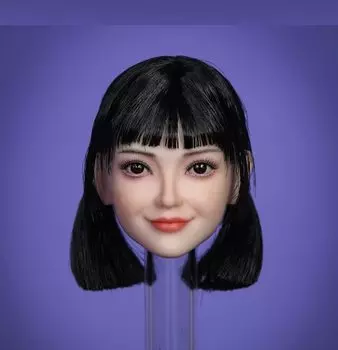 масштабная фигурка, совместимая с телом TBLeague, YMTOYS YMT066B Улыбающаяся Лолита Юниор Красивая Девушка Юниорская Школьница Азиатская Красавица Женская Голова