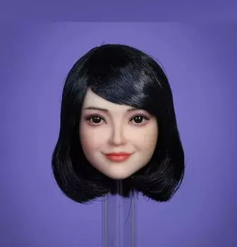 Масштабная фигурка, совместимая с телом TBLeague YMTOYS YMT066D, юниорская красивая девочка, улыбка, Лолита, девочка средней школы, азиатская женская голова [TOYBARJAPAN]