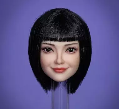 Масштабная фигурка, совместимая с телом TBLeague YMTOYS YMT066A, юниор, красивая девочка, улыбка, Лолита, девочка средней школы, азиатская женская голова [TOYBARJAPAN]