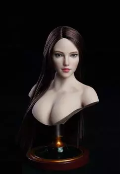 Масштабная фигурка SUPER DUCK SDH018 Совместимо с телом TBLeague OL офисная леди красивая женская голова и одежда не [TOYBARJAPAN] 1/6 (тело