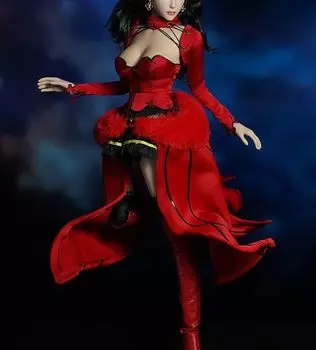 Масштабная фигурка SUPER DUCK SET054 Азиатская красивая девушка Волшебная девочка костюм набор голова и одежда не [TOYBARJAPAN] 1/6 (Тело включено)