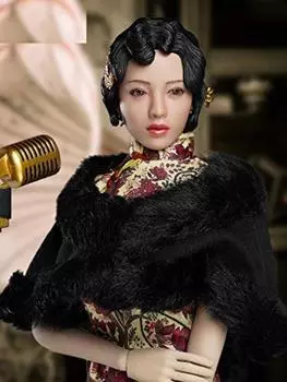 Масштабная фигурка SUPER DUCKS COSPLAY Shanghai Diva Night Shanghai Beauty Head и китайский костюм комплект одежды не [TOYBARJAPAN] 1/6 SET046-A (тело
