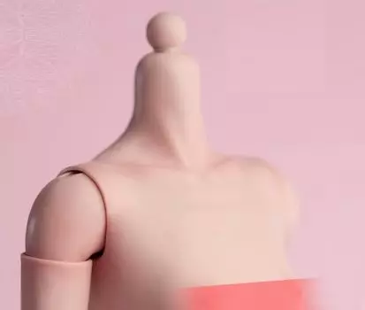 масштабная фигурка Worldbox AT203 модель версия азиатское женское тело бледное [TOYBARJAPAN] 1/6 (P кожа)