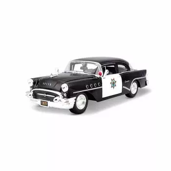 Масштабная модель автомобиля Buick Century 1955 года от Maisto, литой под давлением, от Maisto 126 (Стили различаются) чёрный