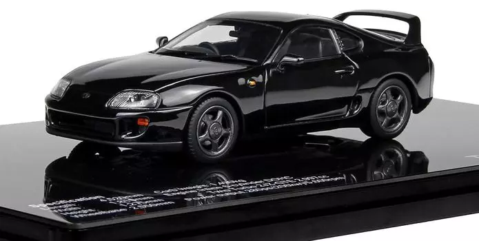 Масштабная модель LCD Toyota Supra A80 Черная Готовая модель LCD43009BL 1/43