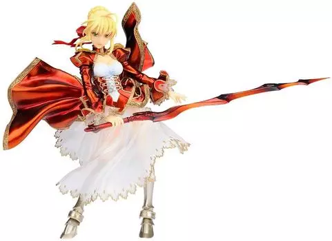 Масштабная модель Saber Extra из ПВХ, окрашенная в цвет Fate/EXTRA (1/8 продукта) красный