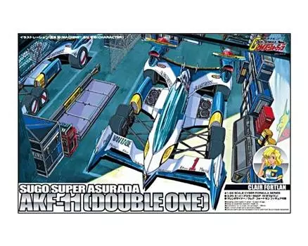 Масштабная пластиковая модель Aoshima Bunka Kyozai Cyber Formula Super Asurada №8 AKF-11 1/24