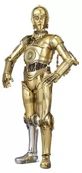 Масштабная пластиковая модель Star Wars C-3PO 1/12 золотой