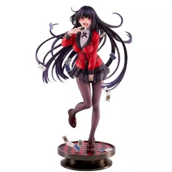 Масштабная раскрашенная готовая фигурка Юмэко Джабами Kakegurui 1/6 ПВХ и АБС красный