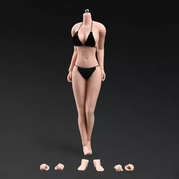 масштабная улучшенная версия подвижное женское тело масштабная стальная рама супер гибкий макияж бесшовное тело большой бюст 12 дюймов женская экшн-кукла 1/6