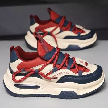 Массивные кроссовки мужские 2025 года, новые оригинальные брендовые повседневные туфли класса люкс, удобные, добавляют высоту, универсальные туфли Chaussure Homme 39