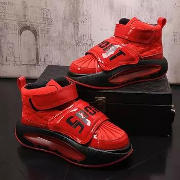 Массивные кроссовки мужские зимние плюшевые теплые зимние ботинки модные повседневные из микрофибры, кожа/пух верх увеличенная высота плоская платформа обувь 38