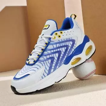 Массивные кроссовки размера плюс 45 для мужчин на воздушной подушке, кроссовки для бега, модные повседневные кожаные сетчатые дышащие туфли на платформе с увеличенной высотой 39