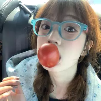 Массовое производство Домашний акварельный розовый серый синий край Оправа очков показывает лицо Маленькая субкультура Милая фотография Cos Японский милый anti-blue flat mirror [0 degrees] серый