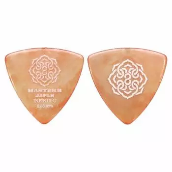 MASTER 8 JAPAN TRIANGLE with Hard Grip guitar pick x 10 pieces IFU-TR088 INFINIX-U 0.88mm
