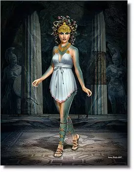 Master Box Greek Mythology Series Mediusa Snake Hair Woman Plastic Model MB24025 1/24