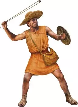 Master Box Series Греческая легкая пехота с требушетом 500 г. до н.э. Пластиковая модель MB32017 1/32 Греция/Персия том 7