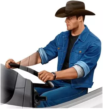 Master Box Tracker Series Mike Beachboy Barrington Plastic Model MB24044 1/24