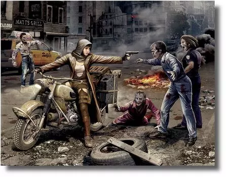 Master Box Женский Воин Всадник Зомби 2 Мужской 2 Женский Фэнтези Пластиковая Модель MB35175 1/35 + &