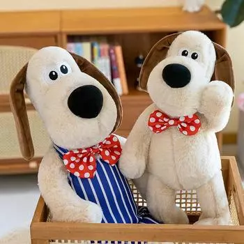 Мастер Кукла Мультяшный Кролик Мех Галстук-бабочка Щенок Плюшевая Игрушка Одевание Шеф-повар Собака Диван Подушка 40cm