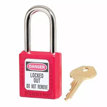 MASTER LOCK COMPANY Government Safety Lockout Zenex 1 Красный 1 Ключ 6 1/2 шт/коробка фиолетовый