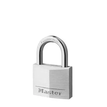 Master Lock Навесной замок Тип ключа Прочный Устойчив к коррозии Легкий Ширина корпуса 40 мм Высота подвешивания Внутренний диаметр 21 мм Алюминиевый Безопасность 9140JAD