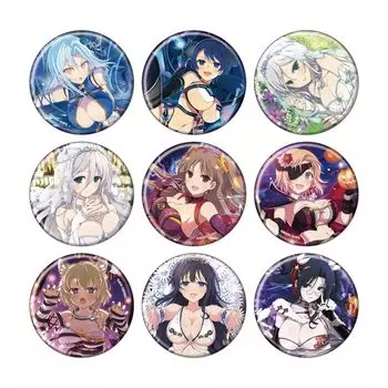 Мастер Шинови Сенран Кагура НОВАЯ ССЫЛКА 01 Коробка из 9 банок значков [Официальная иллюстрация]