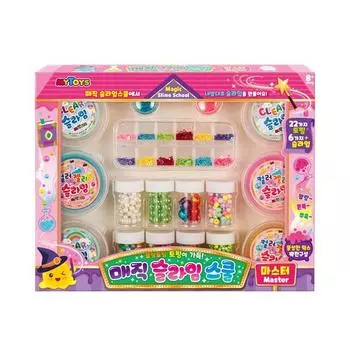 мастер школы волшебной слизи mytoys, смешанные цвета, корейские игрушки