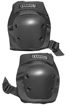 Master Youth Skateboard Pad Set Size OMG! (Knee Pads, Small) чёрный