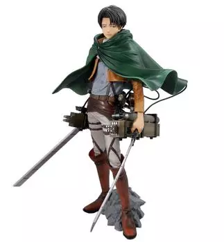 МАСТЕР-ЗВЕЗДЫ ПИКСИРУЮТ ЛЕВИ (Levi высота 20 см + 3D маневрирующее устройство высота 18 см ver.MSP 2 типа полный комплект) Фигурка Атаки Титанов