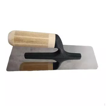 Мастерок для гипсокартона из нержавеющей стали ручной штукатурный инструмент с деревянной ручкой для строительства на заказ