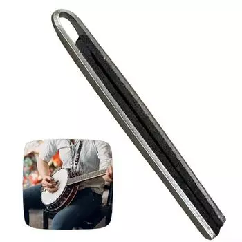 Мастерство ручной работы Банджо Mute Тихий аксессуар для банджо Серебряный тон Mute