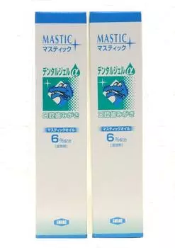 MASTIC Mastic Dental Gel x2 set 45g (6% combination)