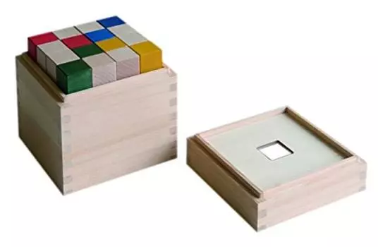 Mastro Geppetto Wooden Toy Building Blocks CUBICOLO BASE